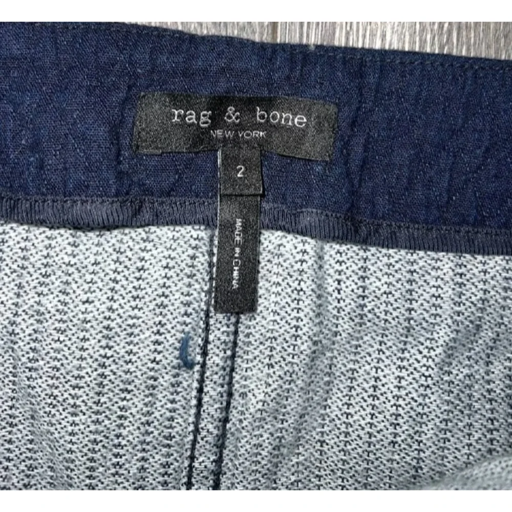 Rag & Bone Esmond Skirt mini Y2K preppy Indigo Sz 2 A005625